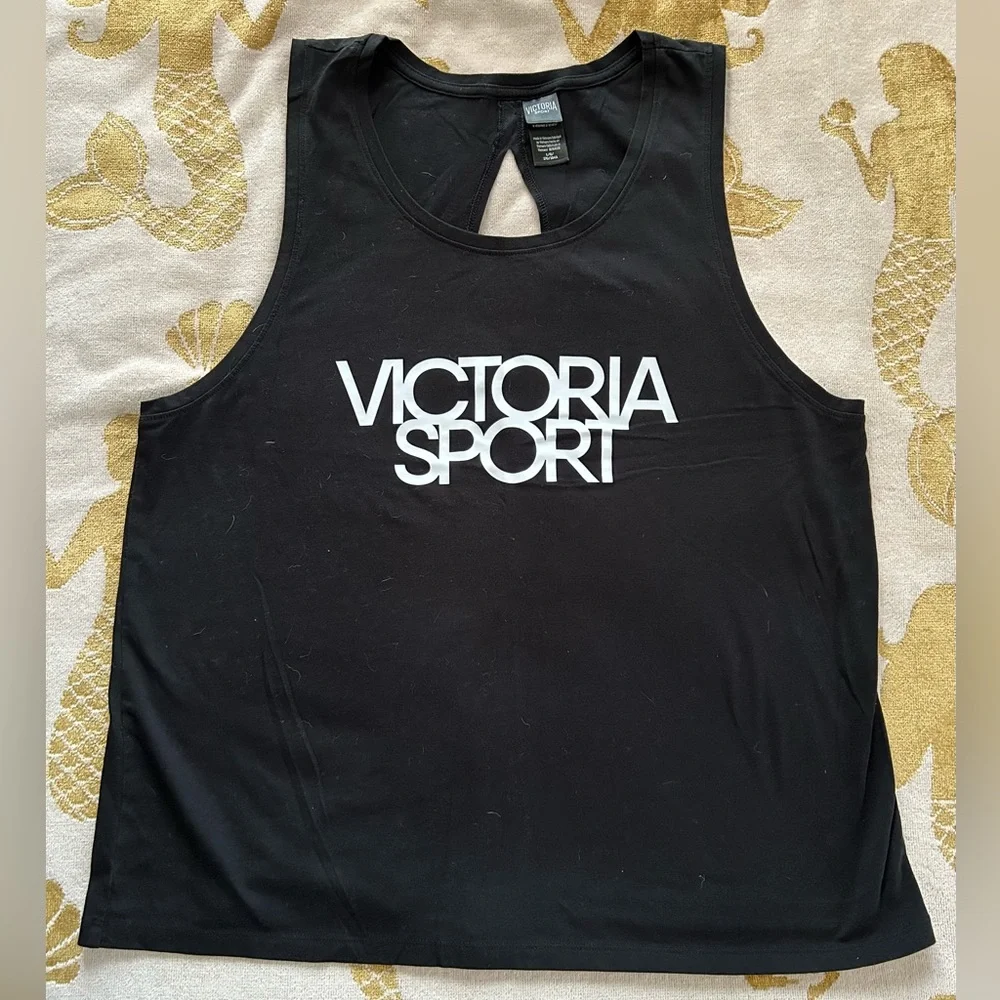 Victoria Sport Women's Black Tank Top - Size Large - Picture 1 of 5